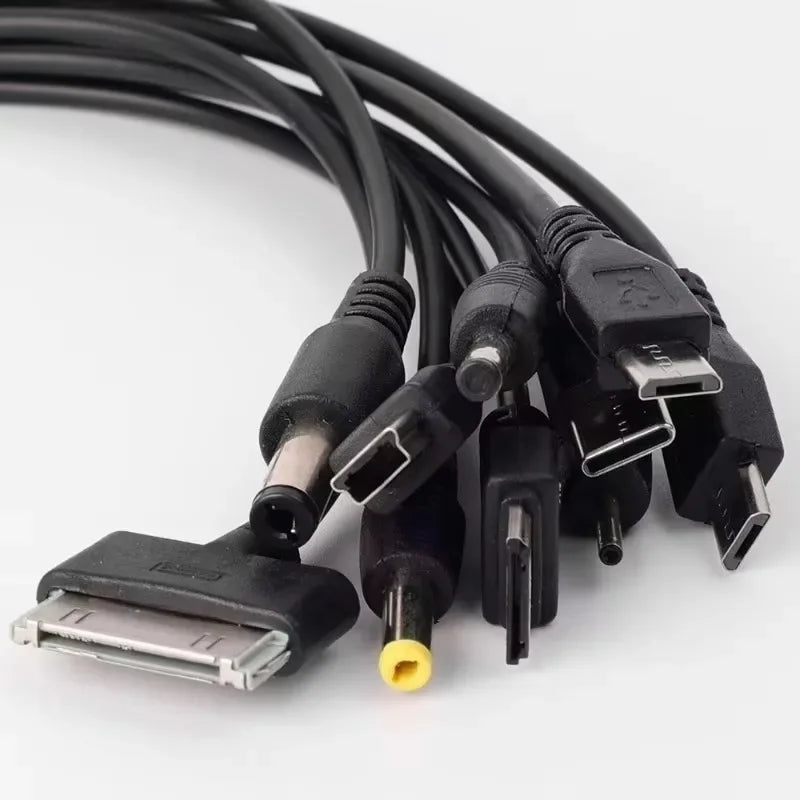 10 in 1 Micro USB Mobile Phone Charger Adapter Plug Usb Data Cable Charging Cable Data Wire Cord for Mobile Phone Universal