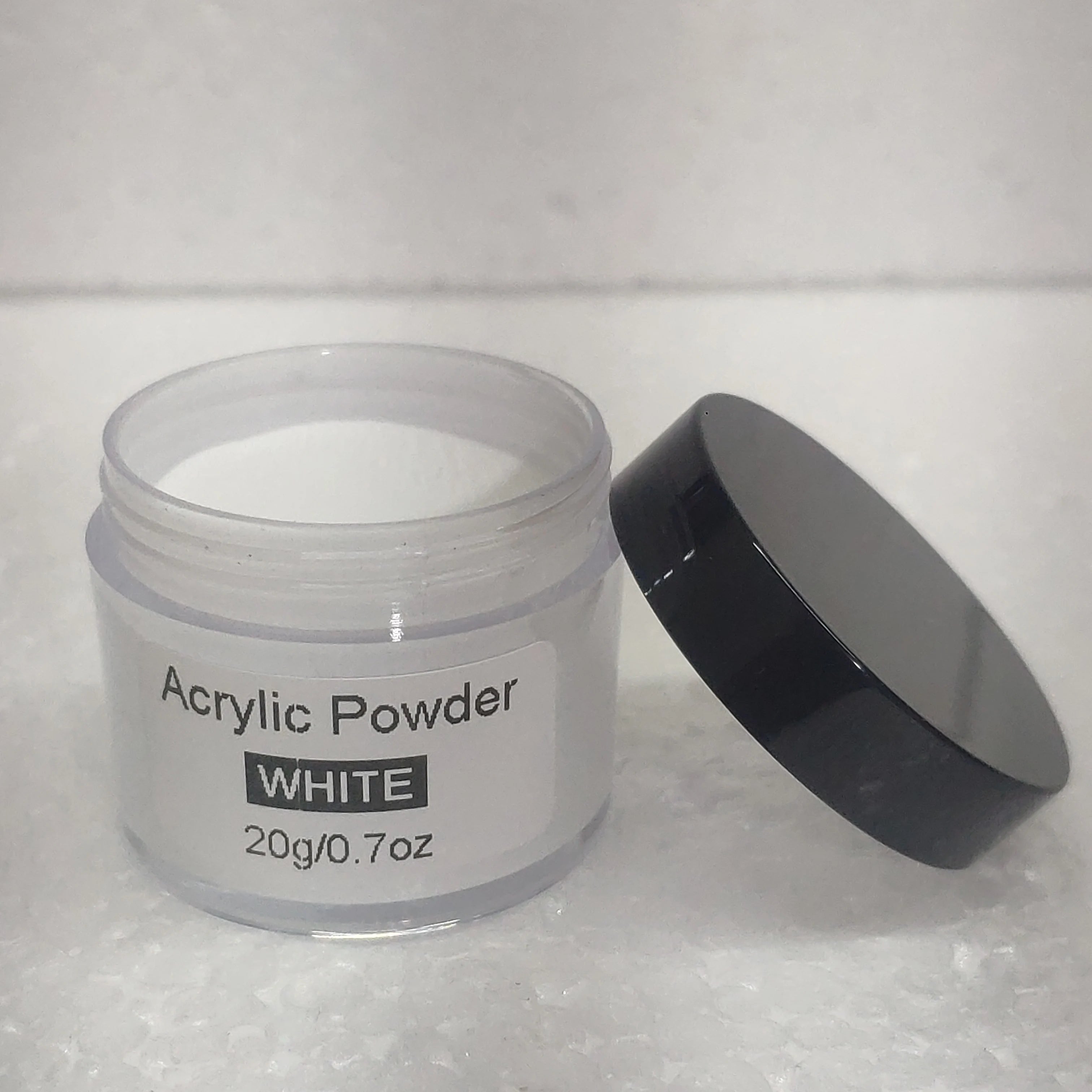 Acrylic Nail Powder Set: 4 Colors Clear Nude Pink White Acrylic Powder for Acrylic Nail Dipping Extension Carving