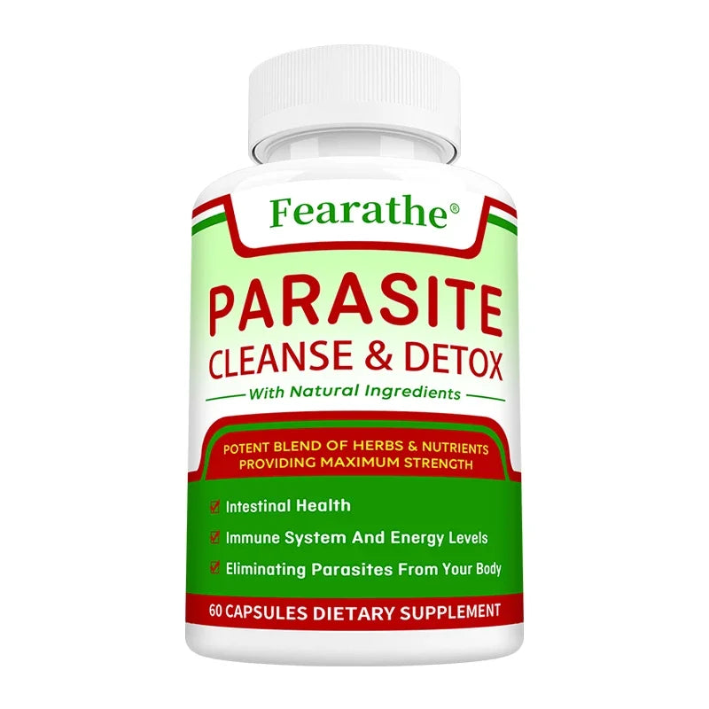 Parasite Cleanse & Detox Capsules - Promote Intestinal Cleansing and Detoxification, Relieve Constipation Supplements