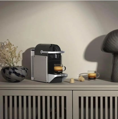 Breville-USA BEC420TTN1AUC1 Pixie Espresso Machine, Titan