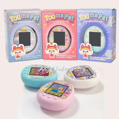2022 Newest Tamapet Funny Kids Electronic Pets Toys Pet In One Virtual Cyber Pet Interactive Toy Digital HD Screen E-pet