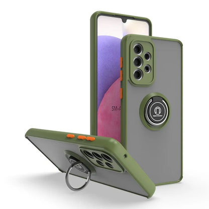 For Samsung Galaxy A13 A23 A33 A53 A73 5G Case Shockproof Armor Magnet Ring Holder Back Cover For Sumsung A 13 23 33 53 73 Funda
