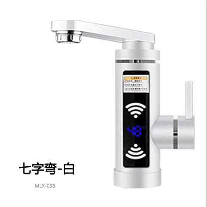 Instant Hot Water Heater Tap Fast Instantaneous Thermostat for Water Heater 3000w Electrical Faucet Temperature Display