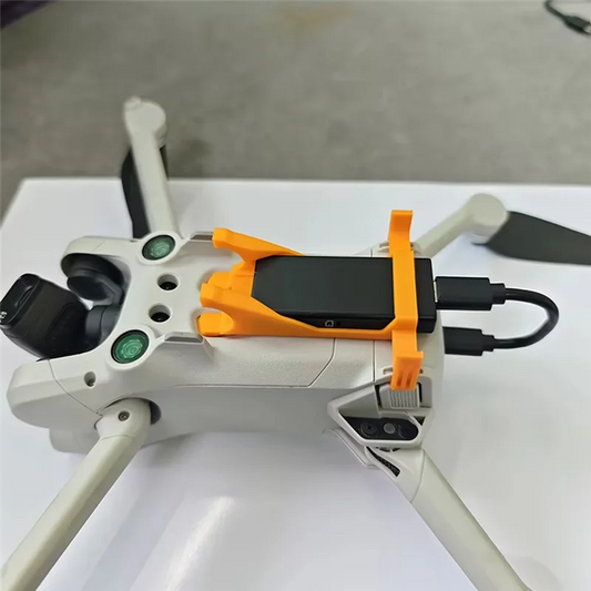 FULL-DJI Mini 3 Pro Drone Accessories: Fixed Bracket For Cellular 4G Module With Data Cable And Antenna, Orange