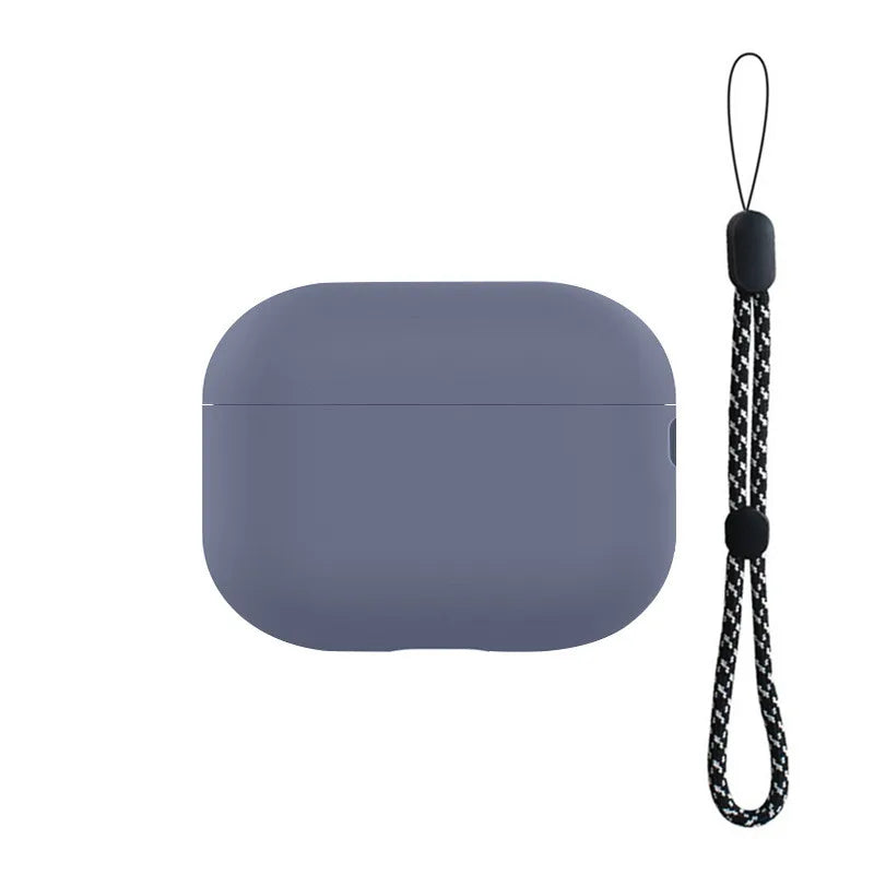 For AirPods Pro 3 2025 Case Silicone Protector for airpods Pro Front LED Visible Pro 2 Case cover with Lanyard for airpods pro 2 - Merit Sell