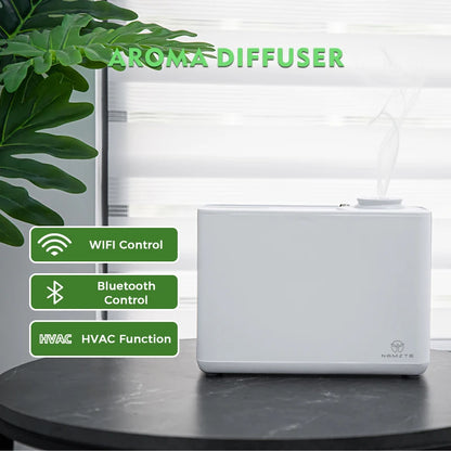 HVAC 3000m³ Home Appliance Perfume Aroma Diffuser WIFI Bluetooth Intelligent Multi Segment Timing 800ML Capacity Essential Oil