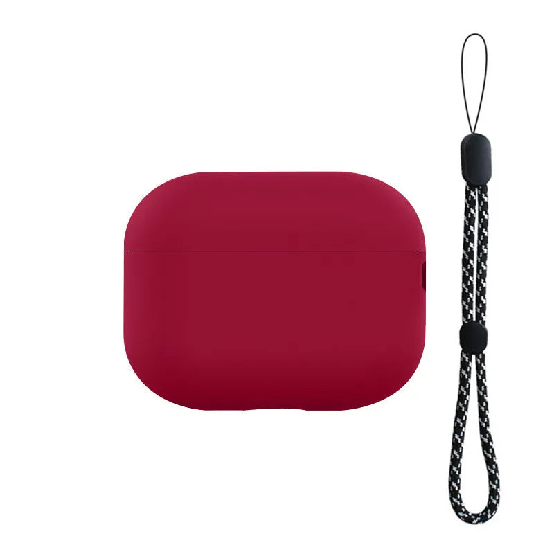 For AirPods Pro 3 2025 Case Silicone Protector for airpods Pro Front LED Visible Pro 2 Case cover with Lanyard for airpods pro 2 - Merit Sell