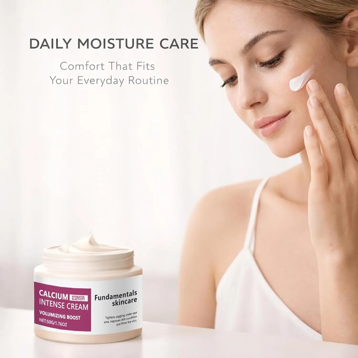 Care Skin Set with Calcium Multi Balm Stick – Gentle Firming & Moisture Routine for Smooth, Comfortable-Looking Skin, Daily Use