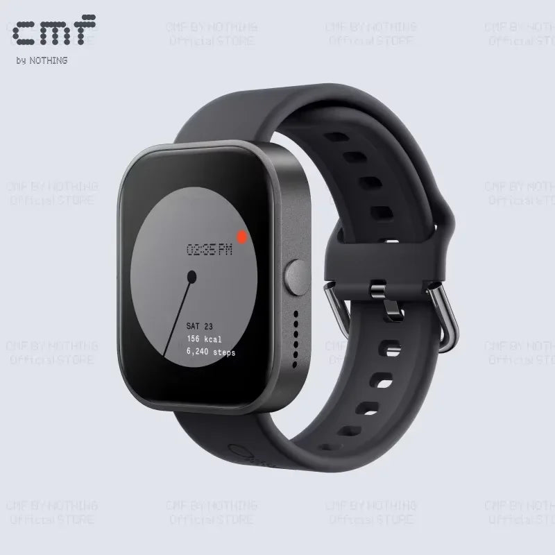 Global Version CMF by Nothing Watch Pro 1.96" AMOLED Bluetooth 5.3 BT Calls with AI Noise Reduction GPS Smartwatch CMF watch Pro