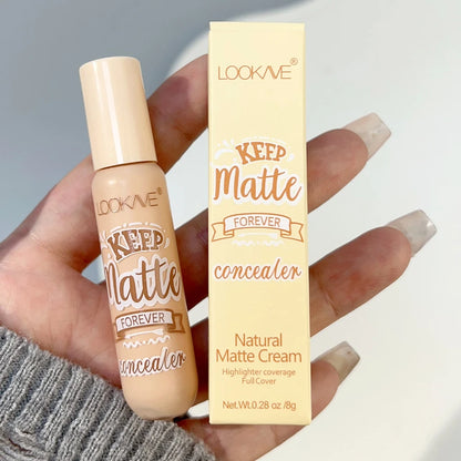 Waterproof Matte Liquid Concealer Cream Makeup Moisturizing Cover Acne Dark Circles Foundation Modify Face Contouring Cosmetics