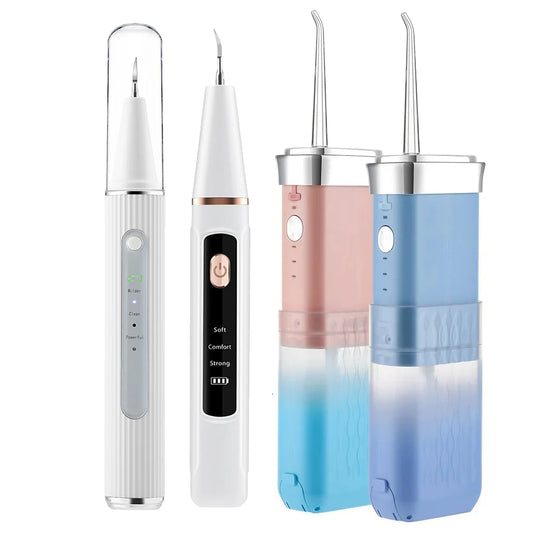 Portable Oral Irrigator Ultrasonic Calculus Remover Electric Teeth Whitening Dental Scaler Plaque Stains Tartar Home Oral Care