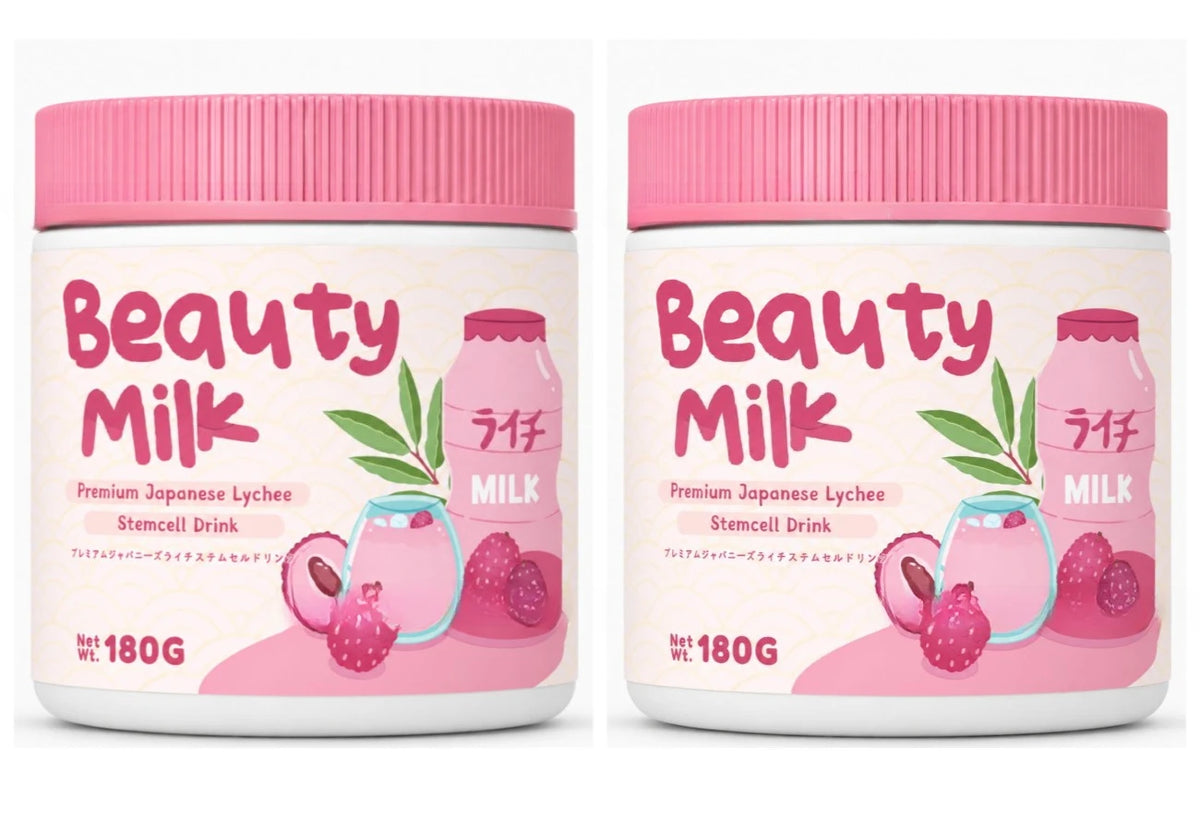 Beauty Milk Collagen Powder with Glutathione Hydrolyzed Marine Collagen Vitamin C Support Antioxidant and Skin Glow Net 180g Jar