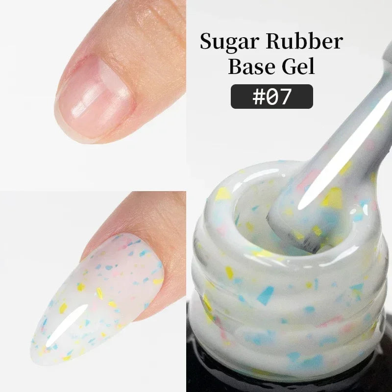 AWStorG 15ML Fiber Builder Nail Gel In A Bottle UV Semi Permanent Clear Pink Nail Strengthener Extension Construction Gel
