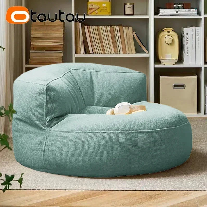 OTAUTAU Filled Bean Bag with Filler Waterproof Beanbag Pouf Chair Garden Beach Pool Puff Ottoman Salon Sofa Seat SF133