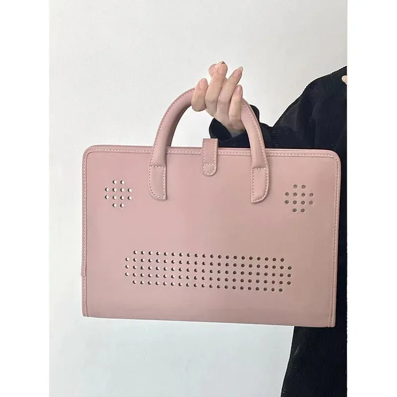 New Laptop Sleeve Pink Notebook Bag for Girls Protective Case with Handle Cute Computer Cover for 14/16 Inch Laptop  laptop case