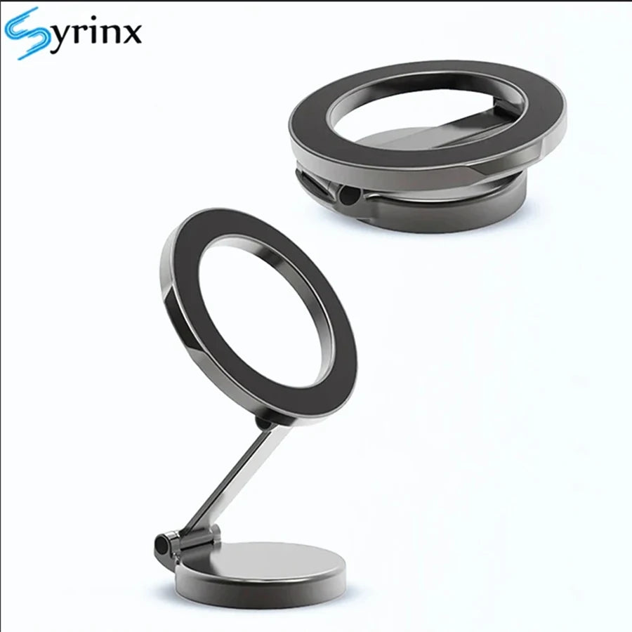 Car Phone Holder Magnetic Folding  Phone 360 Degree Rotation Mount Suction Cup Car Navigation Phone Holder AntiShake Bracket