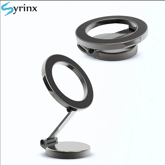 Car Phone Holder Magnetic Folding  Phone 360 Degree Rotation Mount Suction Cup Car Navigation Phone Holder AntiShake Bracket