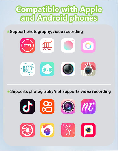 360° Auto Face Tracking Tripod For Live Video Vlog Facial Recognition Tracking Gimbal For Phone Remote Control