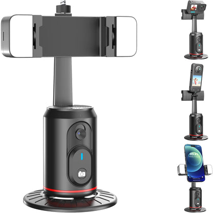 360° Auto Face Tracking Tripod For Live Video Vlog Facial Recognition Tracking Gimbal For Phone Remote Control