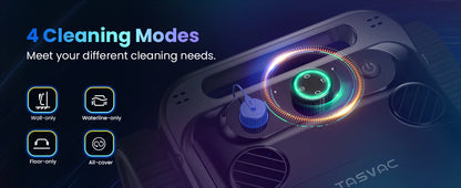 Cordless Robotic Pool Cleaner, Pool Vacuum for Inground Pools with 4 Motors, Wall & Waterline Cleaning, 300min Battery Life