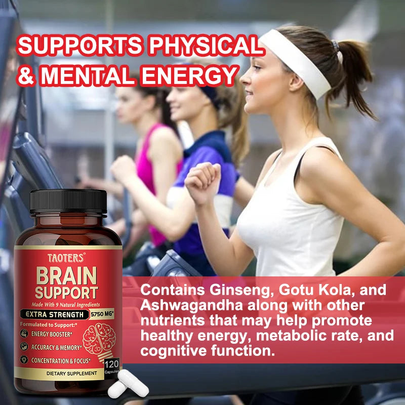 Advanced Nootropic Brain Capsules - Bacopa Monnieri, Support Memory Focus Cognition Mental Clarity & Daily Brain Performance