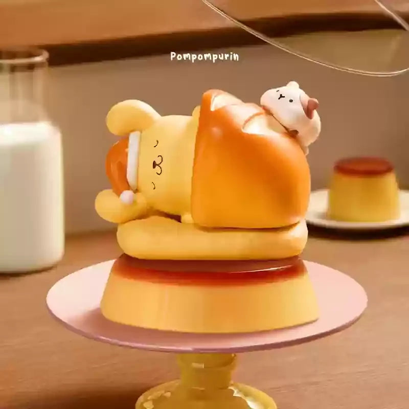 MINISO Sanrio Happy Baking Series Figice Blind Box Genuine Trendy Toy Surprise Gift for Girls