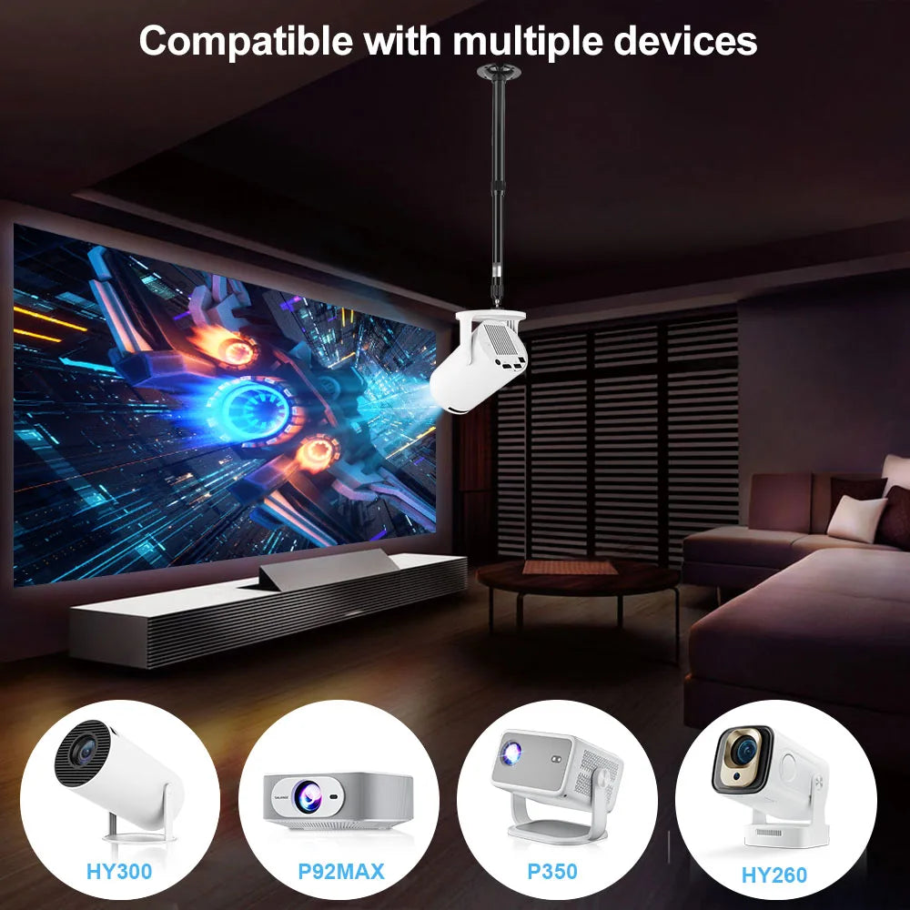 Salange Projector Stand Universal Ceiling Bracket Wall Mount for XGIMI HY320 P92MAX DLP HY300Pro Beamer Surveillance Camera - Merit Sell