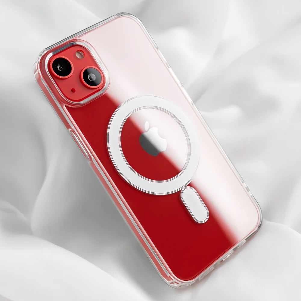 [ ⚡ Same Day][ ⭐ Best] iPhone 15 14 13 12 11 XS X Se3 Pro Max Plus Mini Transparent Cell Phone Phone Case Chloecombo Magsafe - Merit Sell