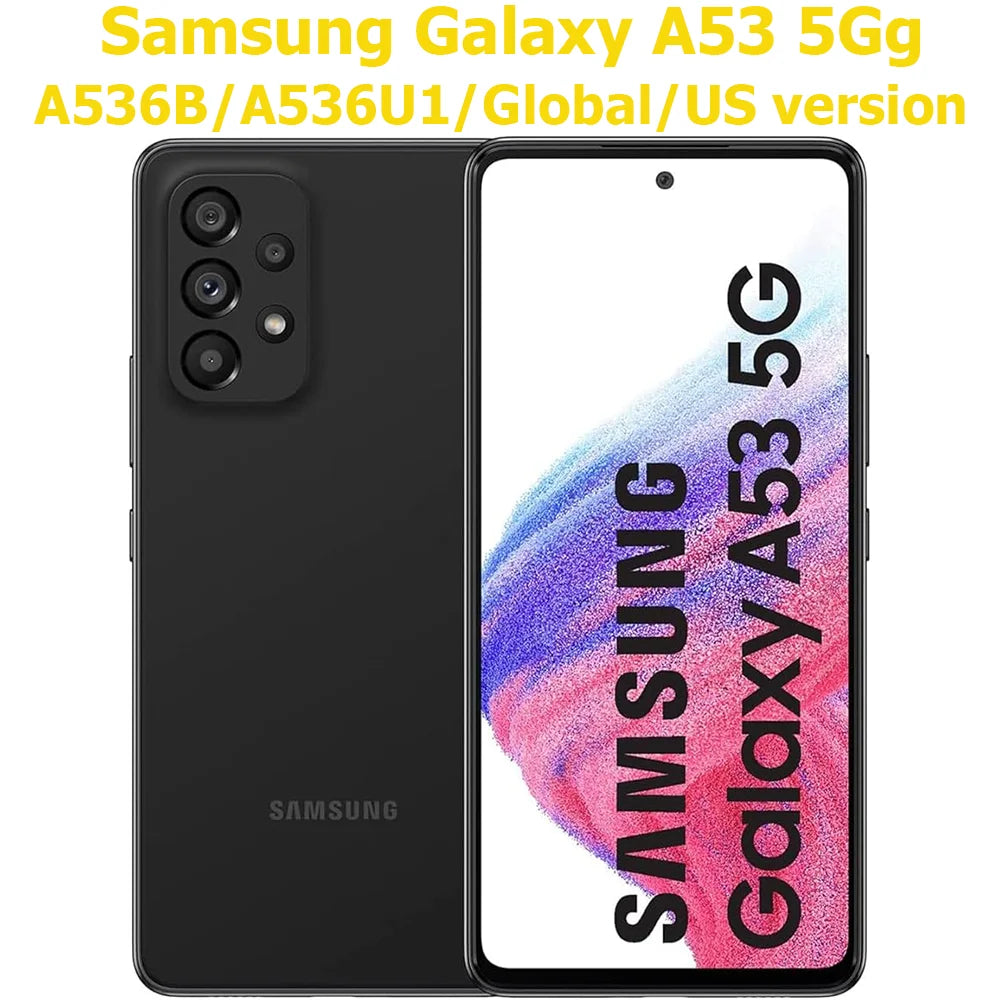 Samsung Galaxy A53 5G Smart Android Phone 6.5-inch Global Edition 2SIM Eight Core Exynos Four Camera 64MP 5000mAh NFC Unlock - Merit Sell