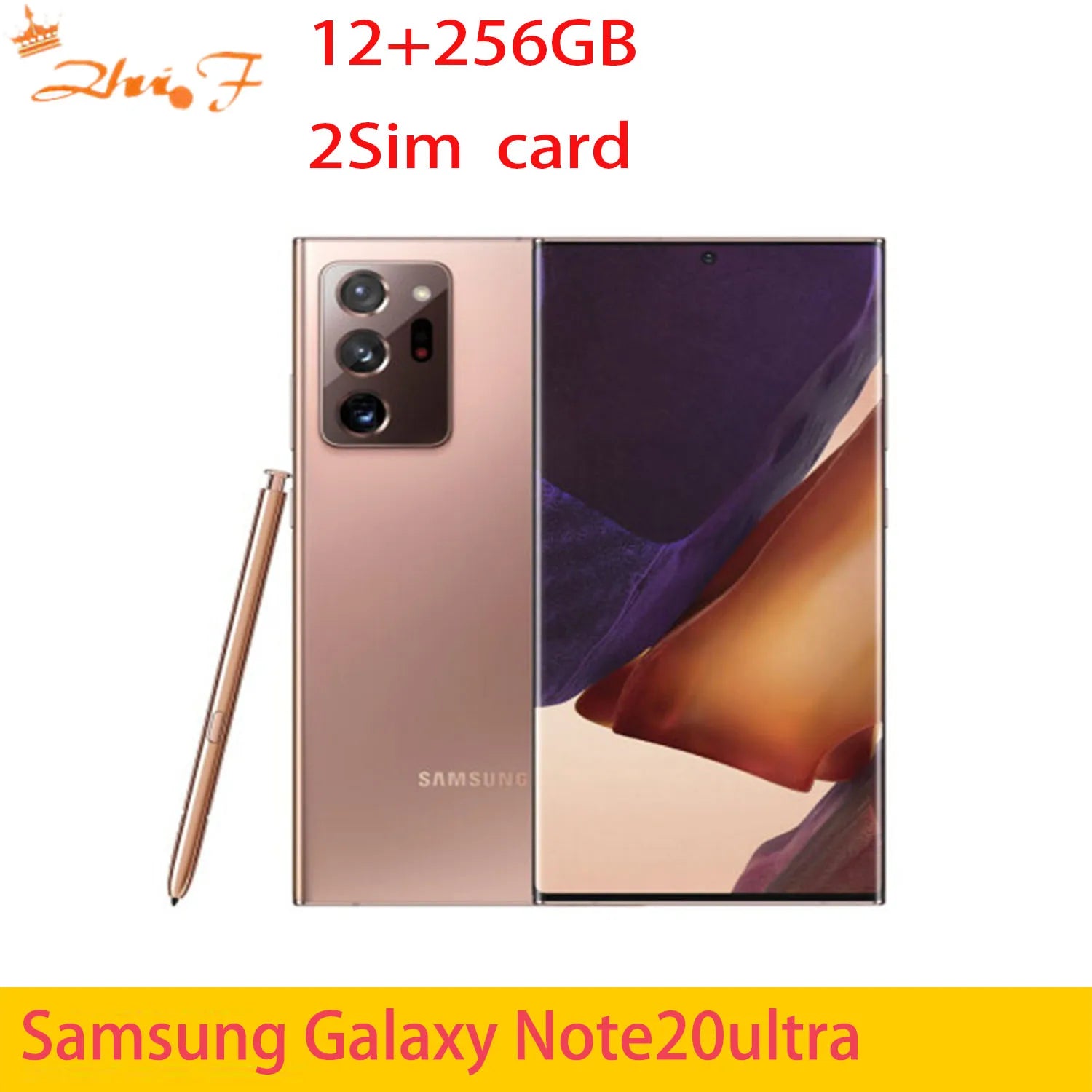 Samsung Galaxy Note20 Ultra 5G N986B/DS note20u 256/512GB ROM 12GB RAM Dual card cell phone - Merit Sell
