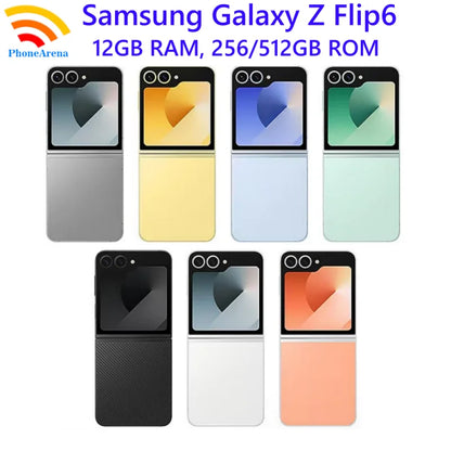 Samsung Galaxy Z Flip 6 Z Flip6 5G F741B F741U1 F741N 6.7" 12GB 256/512GB NFC Snapdragon Original Foldable 99% New Cell Phone - Merit Sell