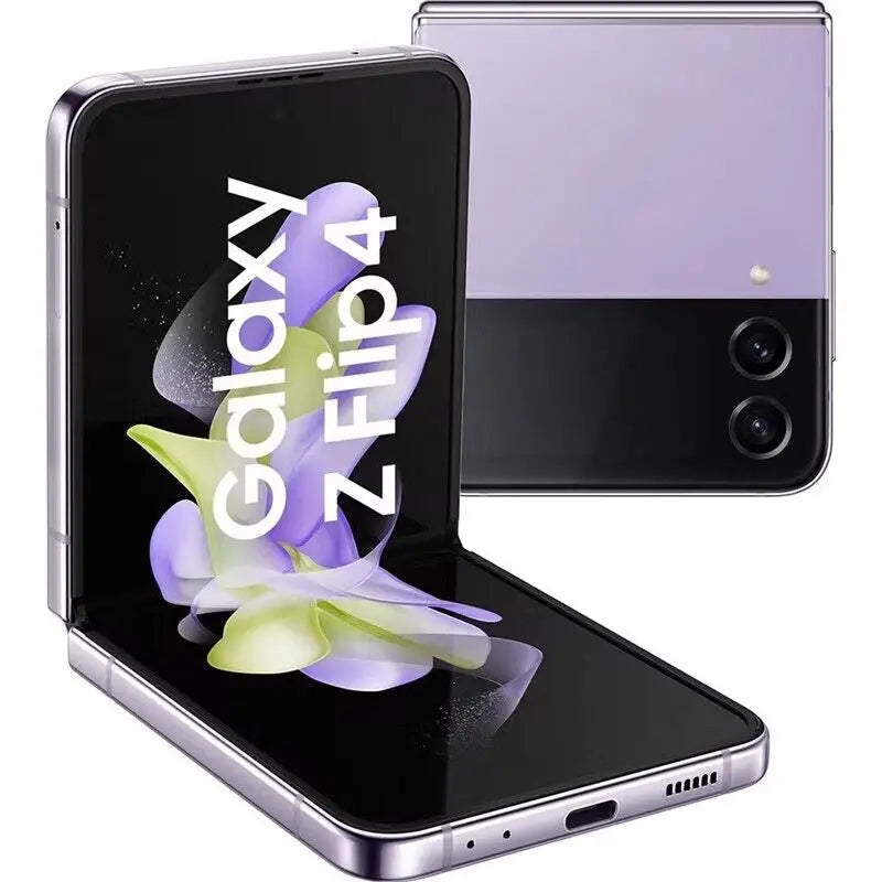 Samsung Galaxy Z Flip4 Z Flip 4 5G F721N F721U1 F721B 6.7" 8GB RAM 128/256GB ROM NFC Snapdragon Foldable Original 99% New Phone - Merit Sell