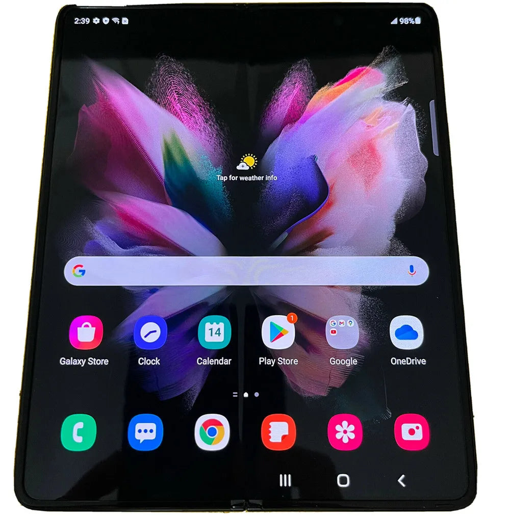 Samsung Galaxy Z Fold 3 Fold3 5G F926B F926U1 F926N 7.6" Foldable 12GB 256/512GB NFC Snapdragon Original 99% New Cell Phone - Merit Sell