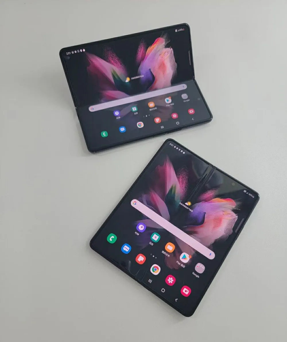 Samsung Galaxy Z Fold 3 Fold3 5G F926B F926U1 F926N 7.6" Foldable 12GB 256/512GB NFC Snapdragon Original 99% New Cell Phone - Merit Sell