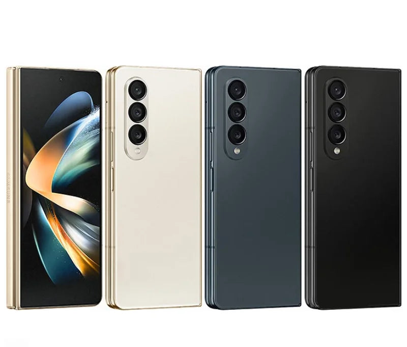 Samsung Galaxy Z Fold 4 Fold4 5G F936B F936N F936U1 7.6" AMOLED 12GB RAM 256/512GB ROM Snapdragon NFC 99% New Cell Phone - Merit Sell