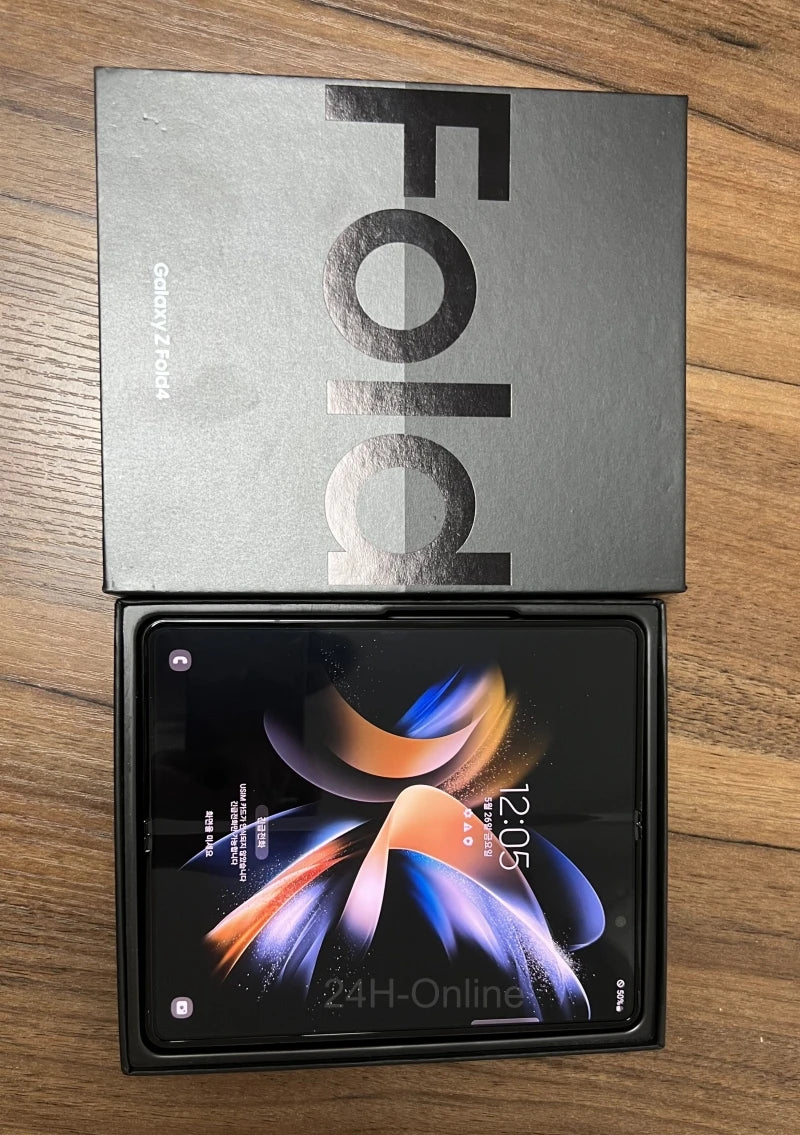 Samsung Galaxy Z Fold 4 Fold4 5G F936B F936N F936U1 7.6" AMOLED 12GB RAM 256/512GB ROM Snapdragon NFC 99% New Cell Phone - Merit Sell
