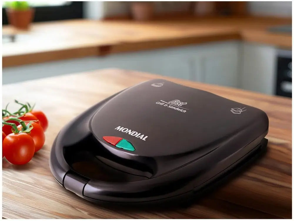 Sandwiches Mondial Fast Grill S-12 Black 750W - 220V - Merit Sell