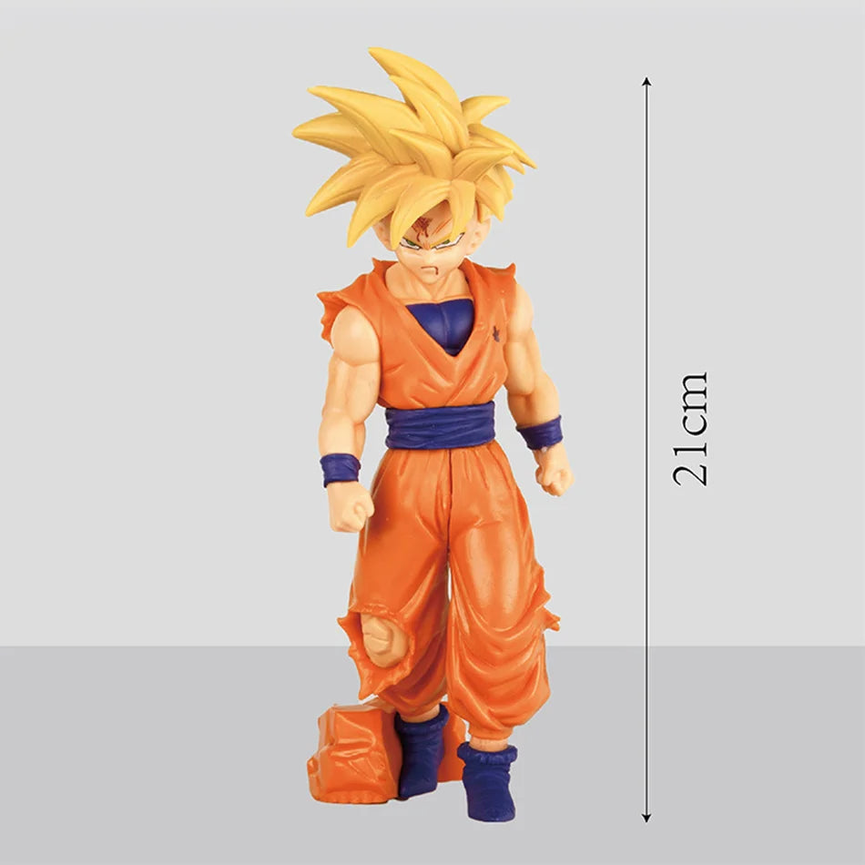 The Son Goku Super Saiyan Figure Anime Dragon Ball Goku DBZ Action Figure Model Gifts Collectible Figurines for Kids 18cm