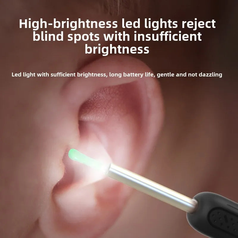 Wireless WiFi Ear Pick Otoscope Camera Borescope Luminous Ear Wax Cleaning Teeth Oral Inspection Health Care Ear Cleaner Tool