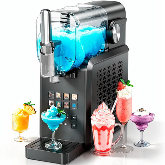 Vastorm Slushie Machine | 90 oz Large Capacity, No Ice Needed, Auto-Clean & LED Display