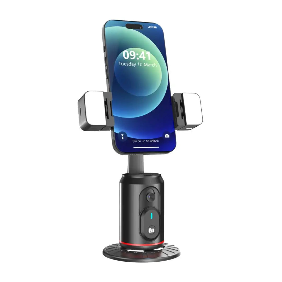 360° Auto Face Tracking Tripod For Live Video Vlog Facial Recognition Tracking Gimbal For Phone Remote Control