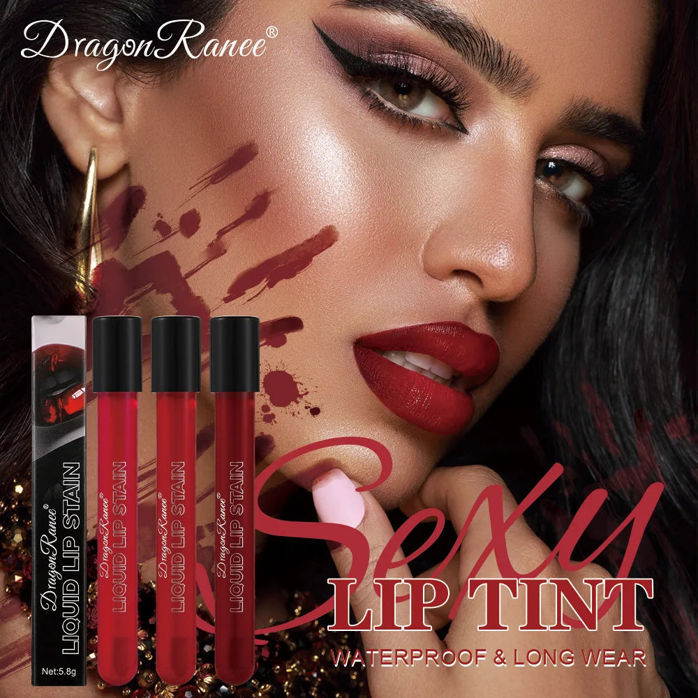 Mirror Lip Gloss Long Lasting Not Fade Lip Tint Water Gloss Glass Lipstick Blood Plasma Lips Makeup Halloween Lip Stain Cosmetic