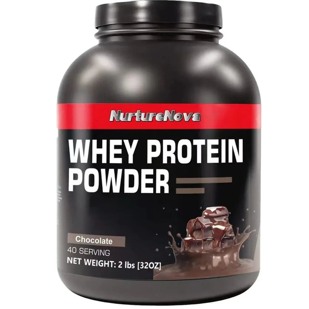 NurtureNova Whey Protein Powder Build Muscle Muscle Recovery Sports Vanilla Flavor Whey Protein Powder 40 Servings 1kg (35.2oz)