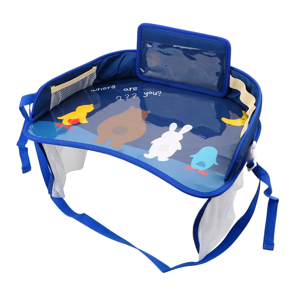 Car Drinks Holders Storage Car Safety Seat Tray In-car Accessories Waterproof Kids Toys Infant Children Drink Table Baby Fence