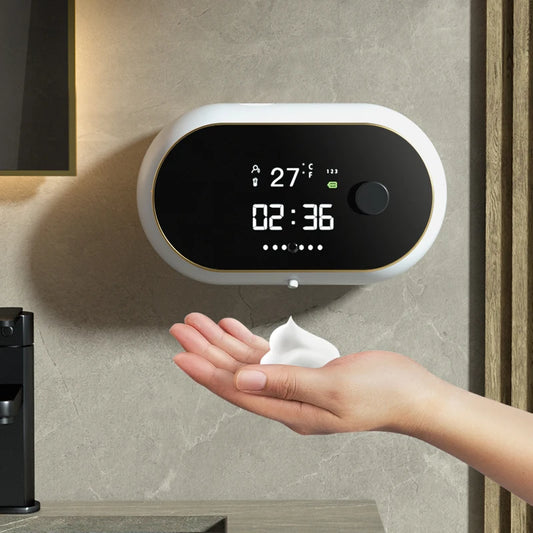 New Wall Mounted Soap Dispenser Induction Automatic Touchless Soap Dispenser USB Rechargeable Electric Hand Sanitizer Machine