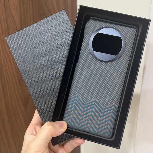 Magnetic Real Aramid Carbon Fiber Camera Protector Phone Case Cover On For Huawei Mate X3 X5 Global MateX3 X 3 5 3X 512 Magsafe