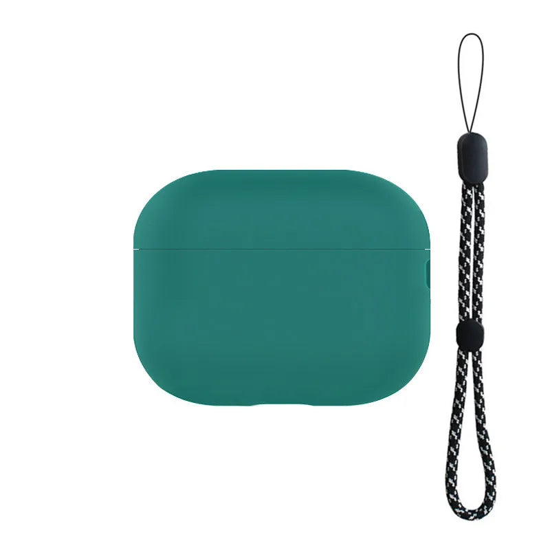 For AirPods Pro 3 2025 Case Silicone Protector for airpods Pro Front LED Visible Pro 2 Case cover with Lanyard for airpods pro 2 - Merit Sell