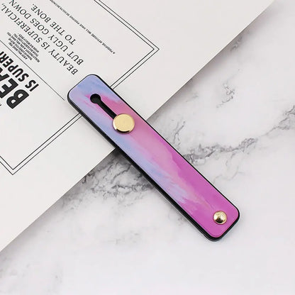 Phone Stand Grip Candy Color Silicone Telescopic Finger Strap Mobile Phone Desktop Bracket Smartphone Support