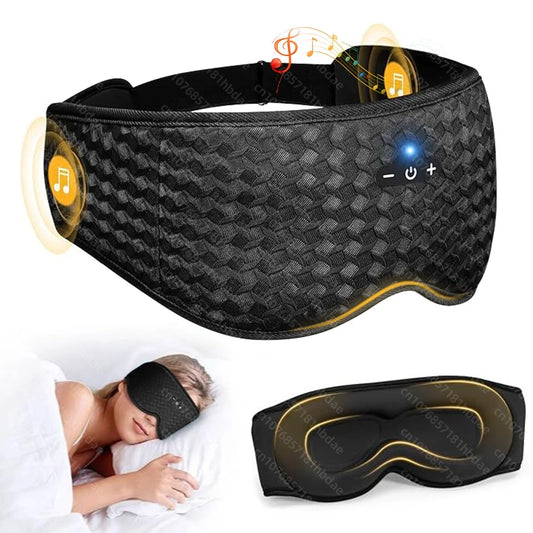3D Eye Mask Music Play Sleeping Headphones with Built-In Hd Speaker Mask for Sleep Headphones Bluetooth ﻿breathable Eye Shield