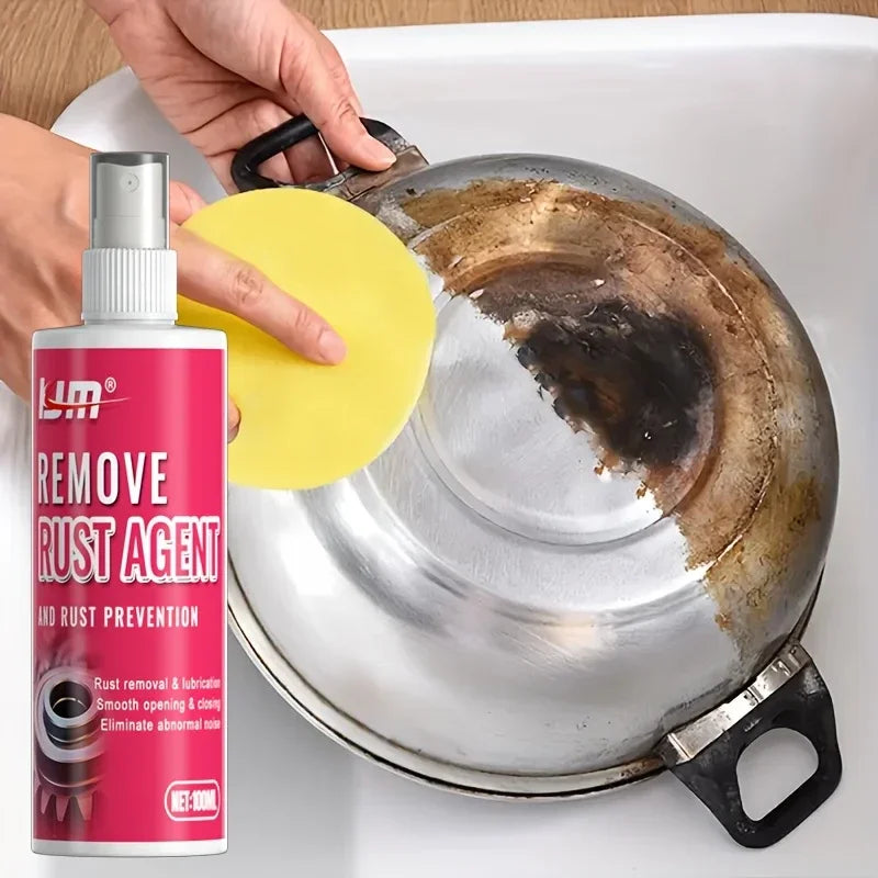 3.38oz LIM Remove Rust Agent Spray - Fast-Acting Rust Remover for Cars, Boats, Kitchens, Bathrooms - Multi-Surface Protection